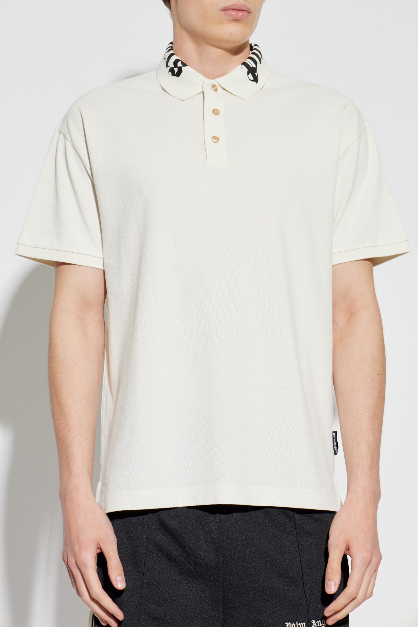 Palm Angels Polo with logo | Men's | Vitkac